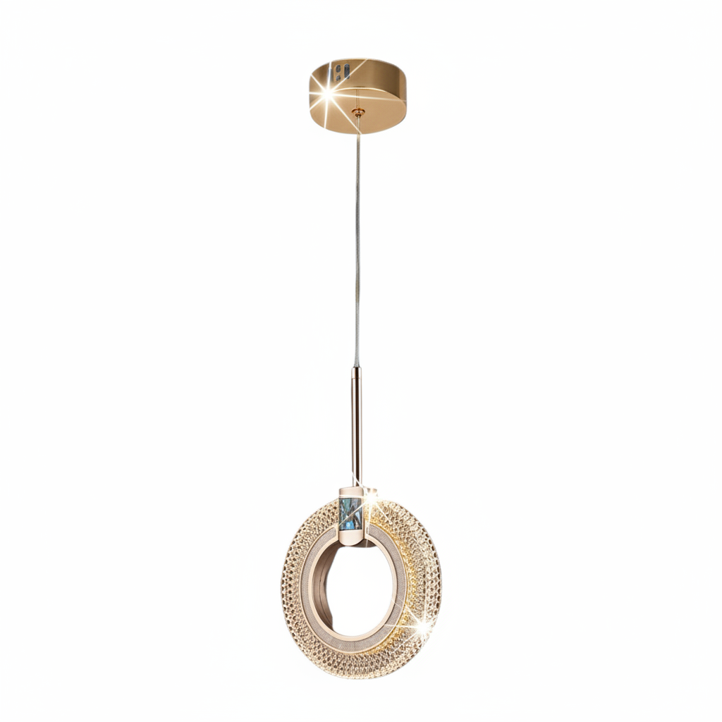 Pendente LED ROSEGOLD ESMERALDA - 056